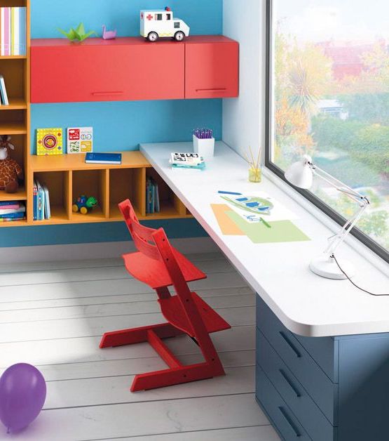 Яркие краски детской мебели