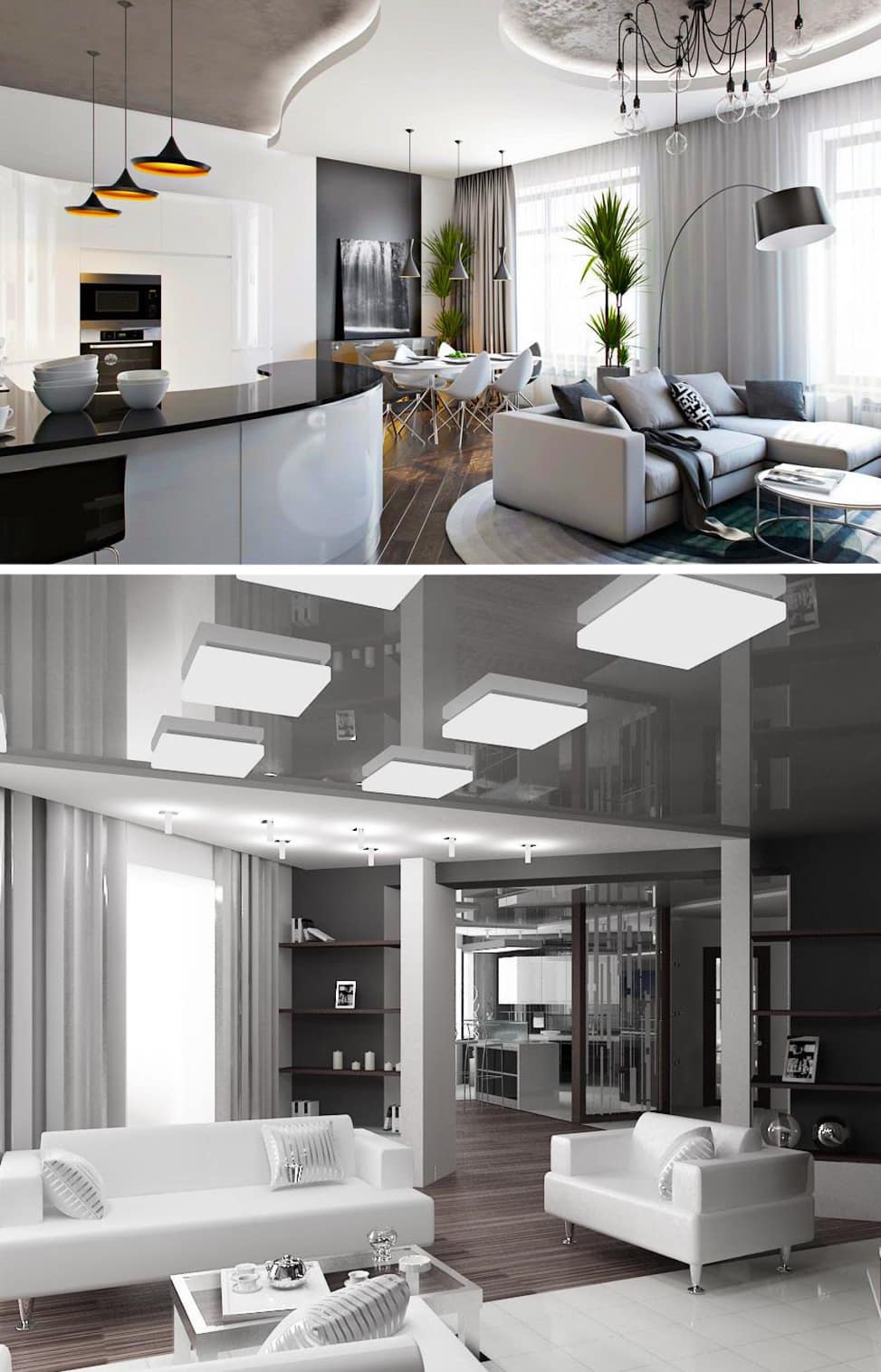 Виды освещения для создания эффектного дизайна потолка
