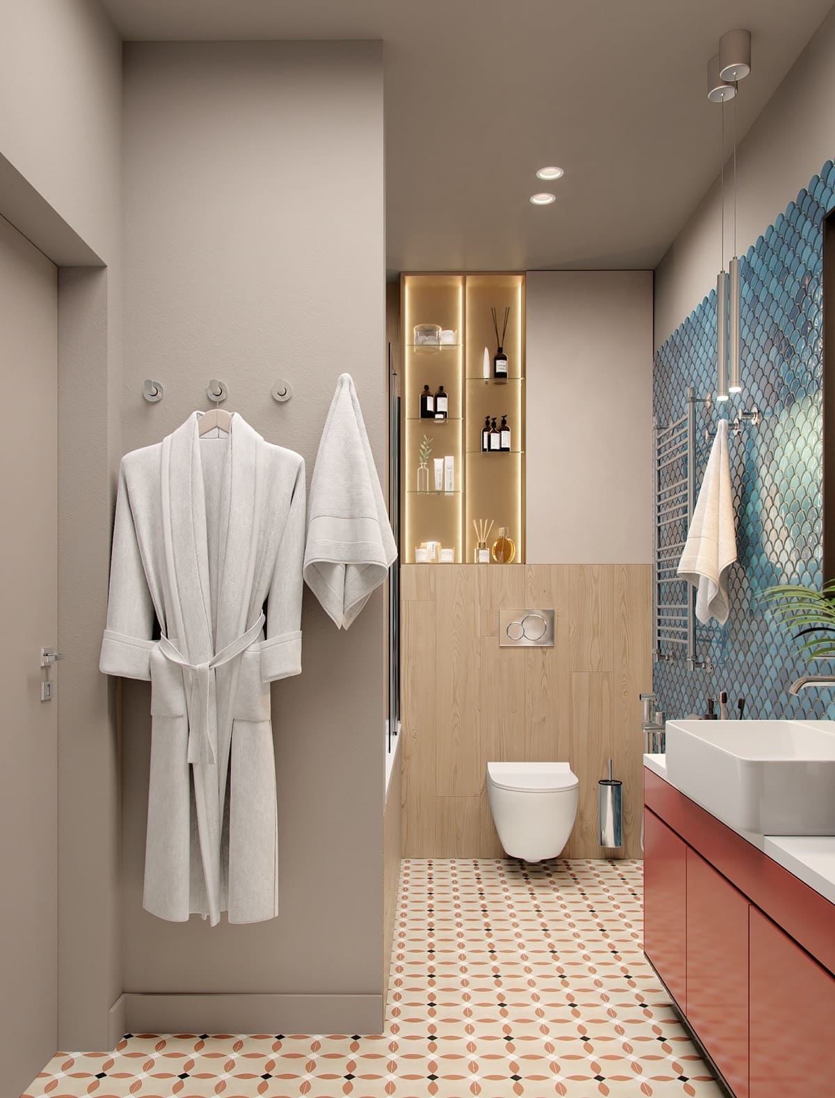 дизайн интерьера ванной комнаты фото 9