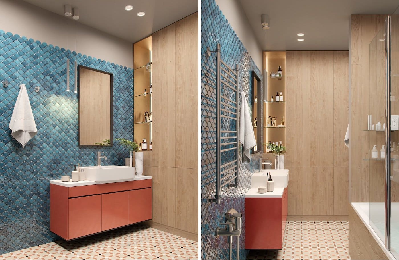 дизайн интерьера ванной комнаты фото 10