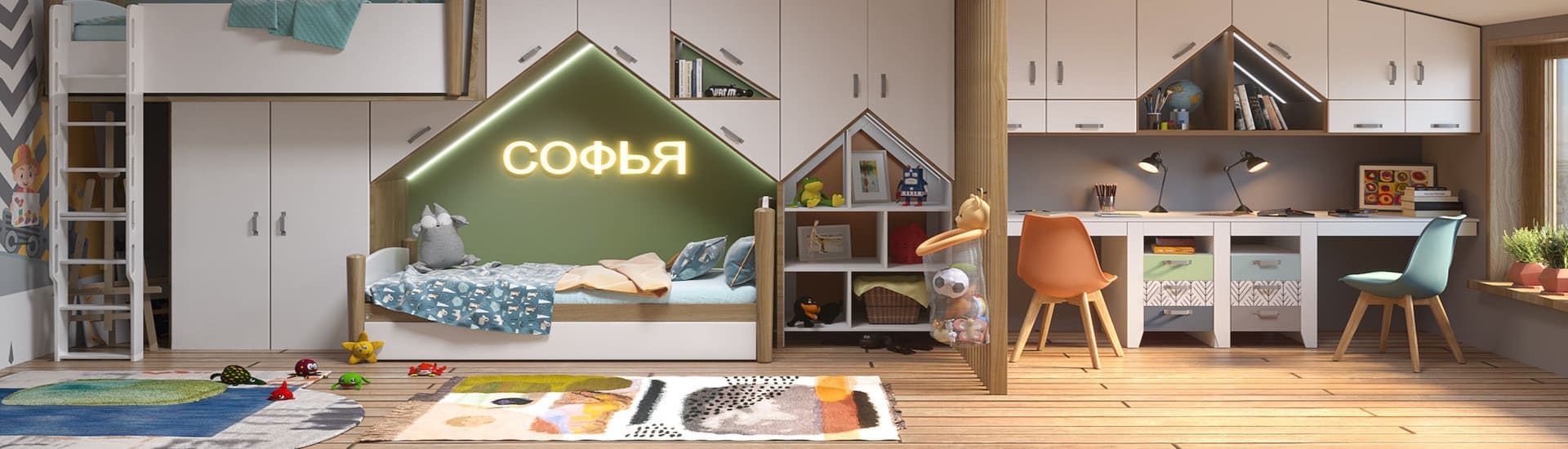 Модные идеи дизайна детской спальни для мальчика