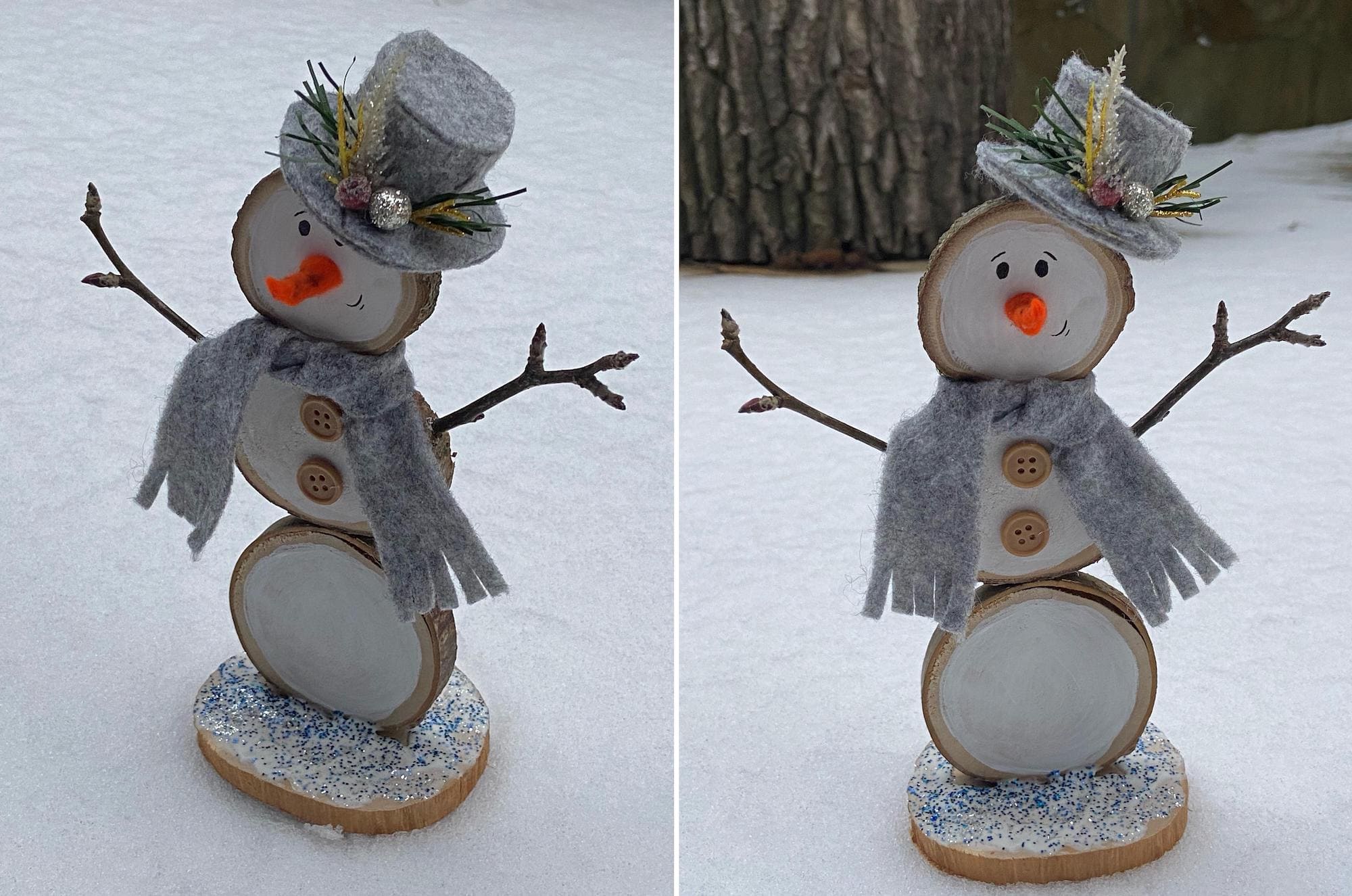Игрушка-снеговик станет весьма хорошим подарком для друзей и близких